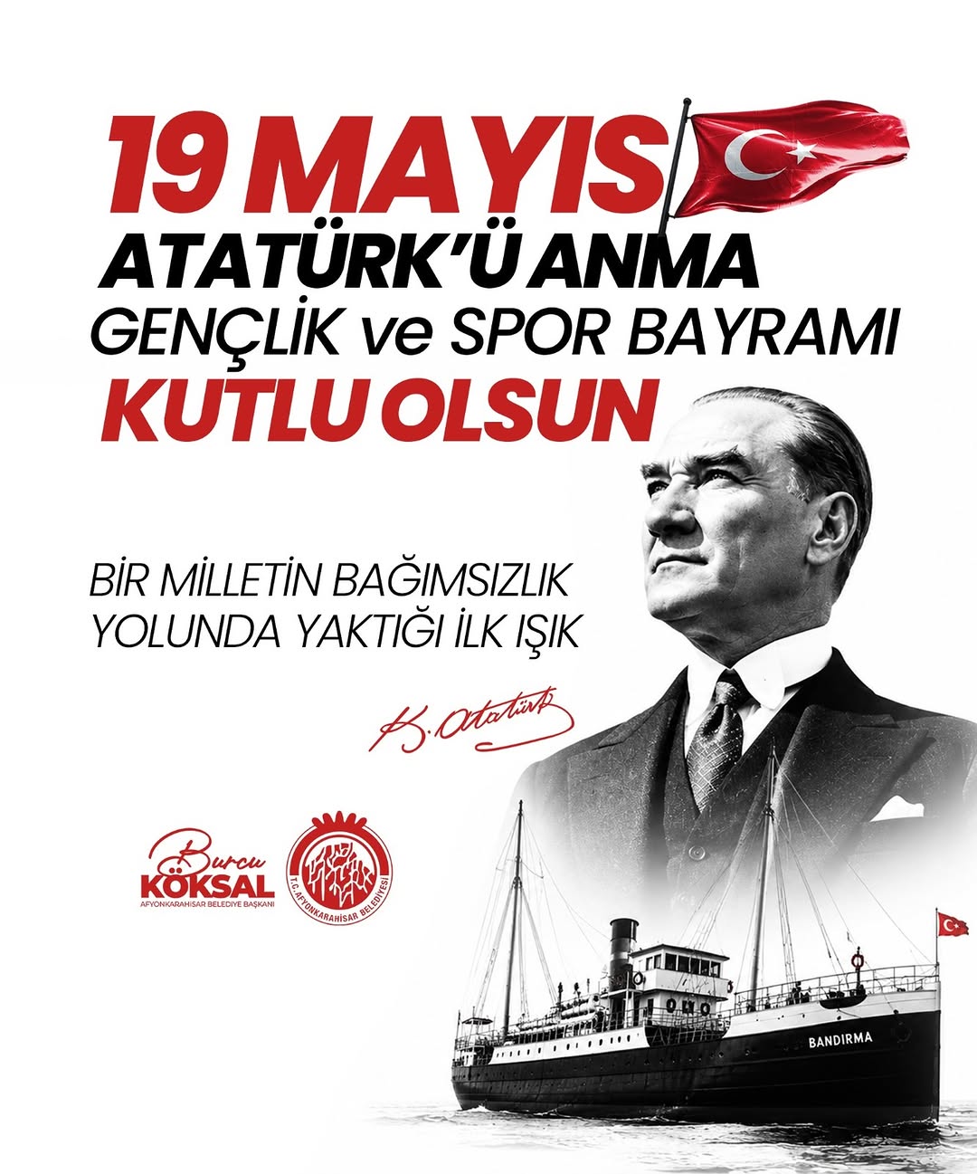 19 Mayıs Atatürk'ü Anma, Gençlik ve Spor Bayramı Kutlamaları