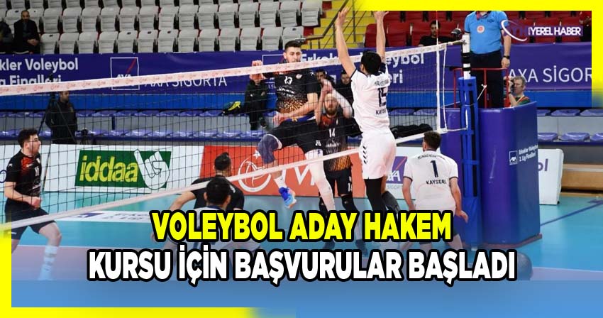 22-24 Mayıs 2026 Tarihlerinde Voleybol Aday Hakem Kursu Başvuruları Başladı