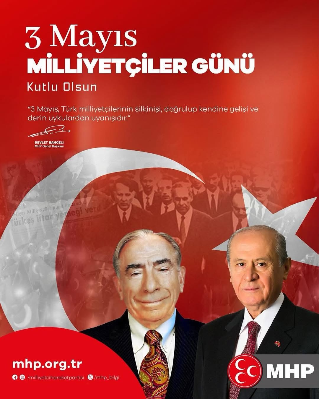 3 Mayıs Milliyetçiler Günü Kutlama Mesajı