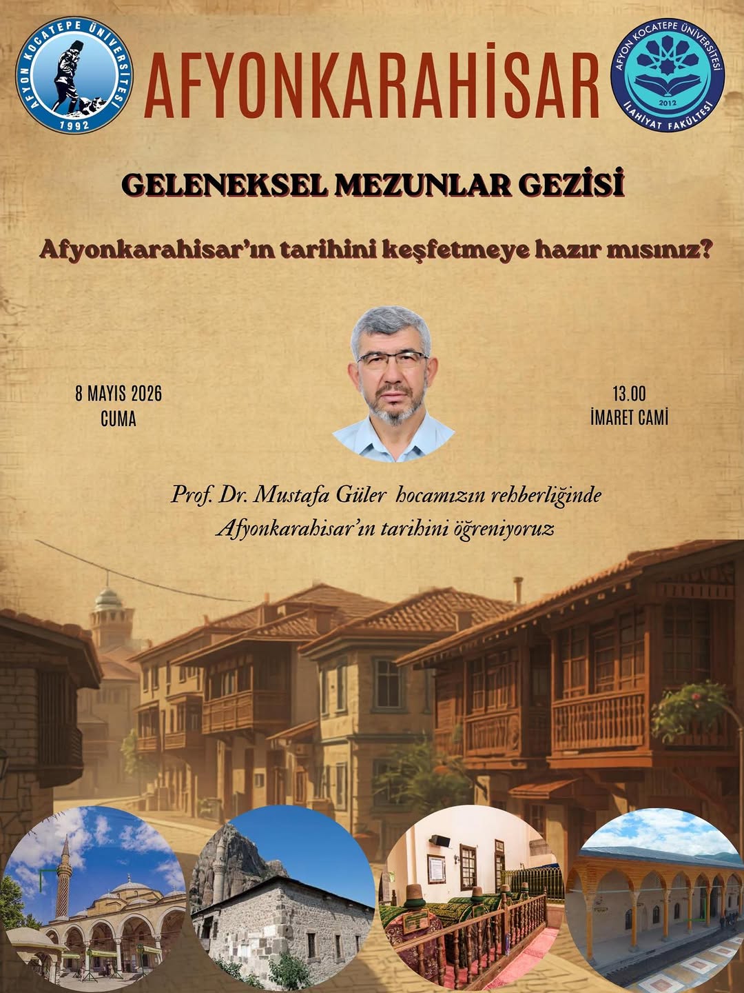 Afyon Kocatepe Üniversitesi Mezuniyet Töreni Afyonkarahisar'ın Tarihine Yolculuk