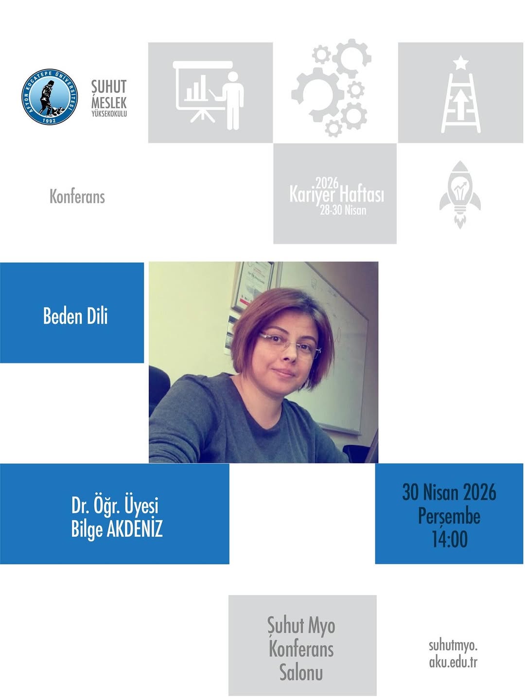 Afyon Kocatepe Üniversitesi'nde Bugün: Beden Dili Semineri