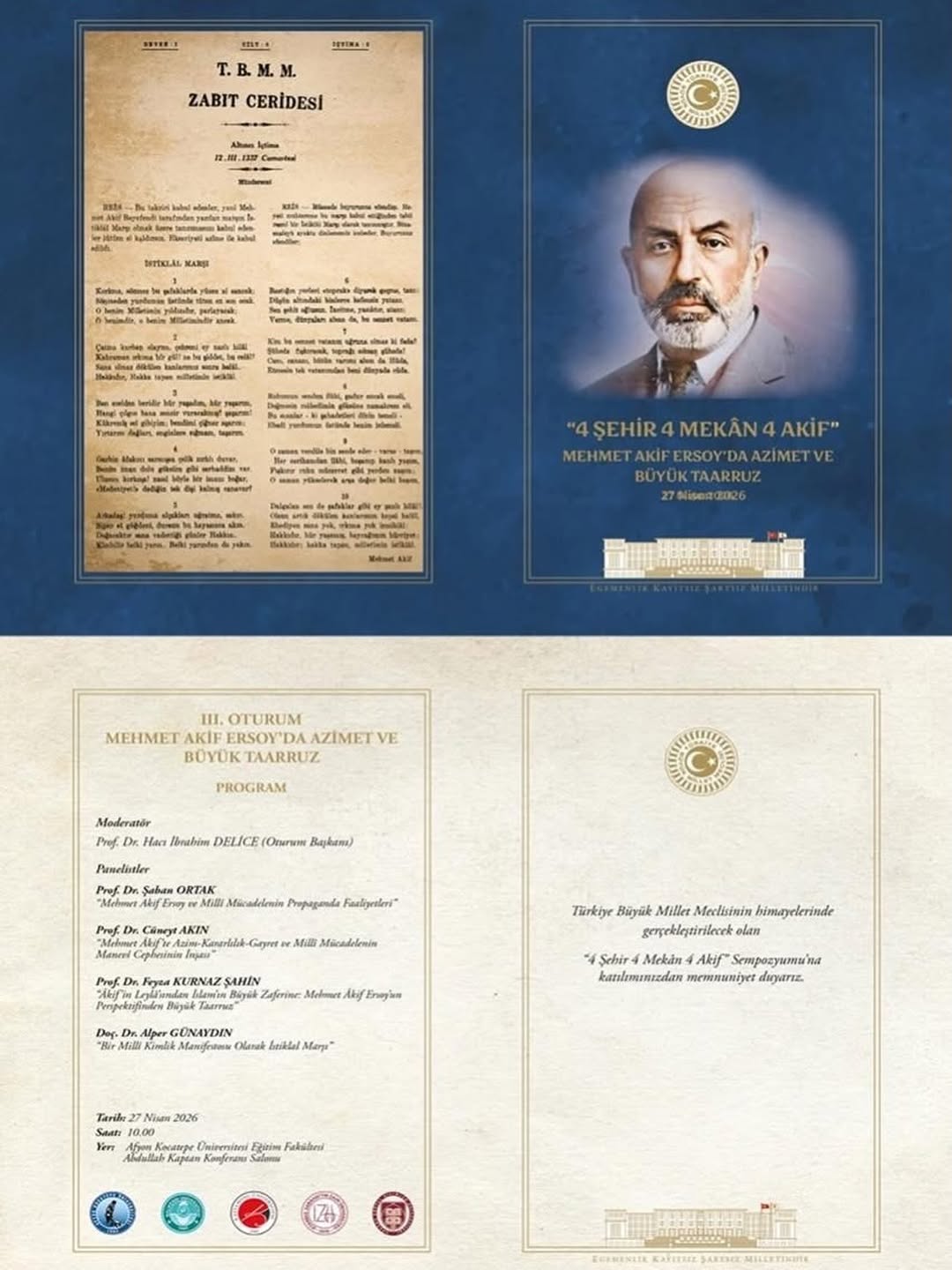 Afyon Kocatepe Üniversitesi'nden Özel Etkinlik: '4 Şehir, 4 Mekan, 4 Akif'