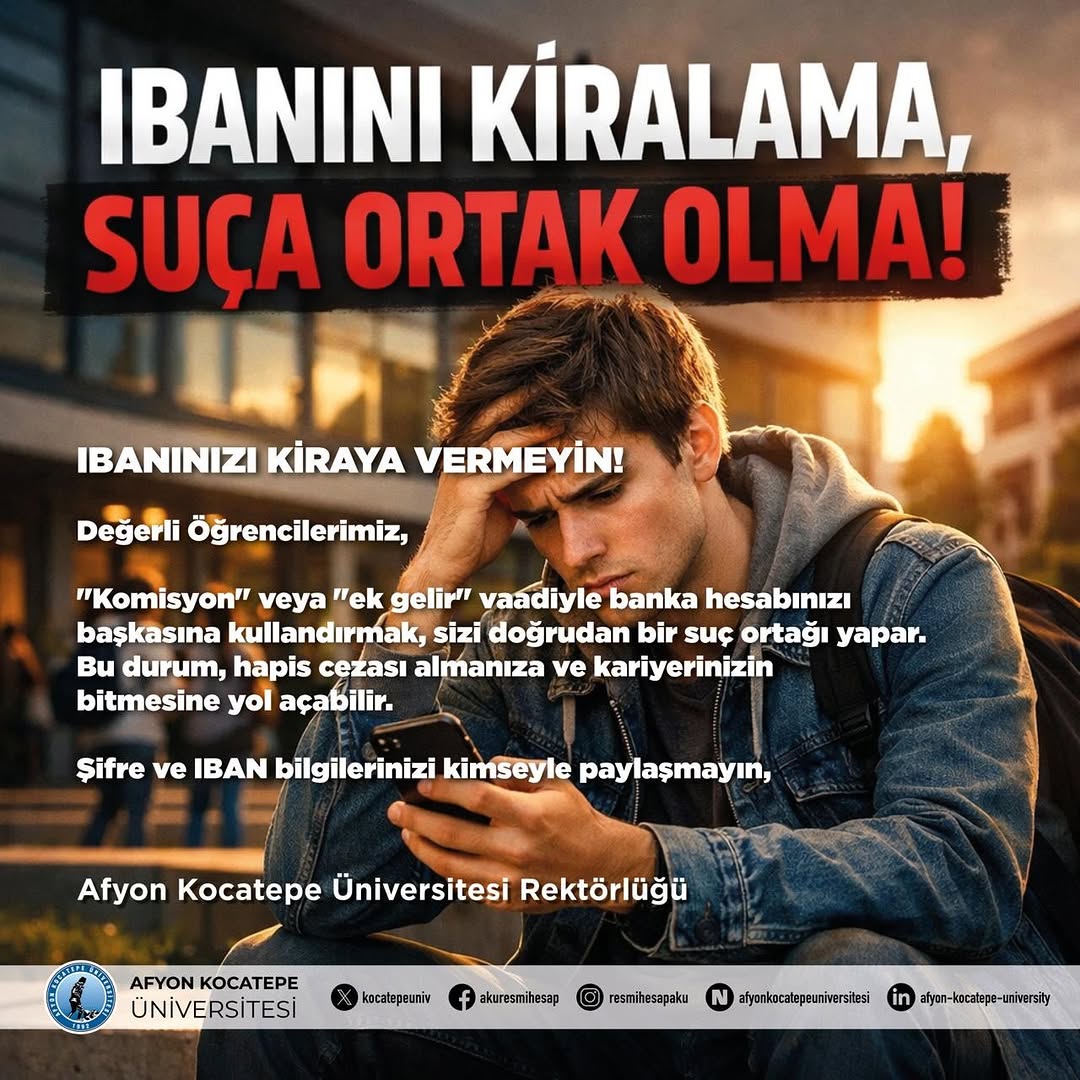 Afyon Kocatepe Üniversitesi'nin İBAN Doğrulama Sistemi Geliştirmeye Devam Ediyor