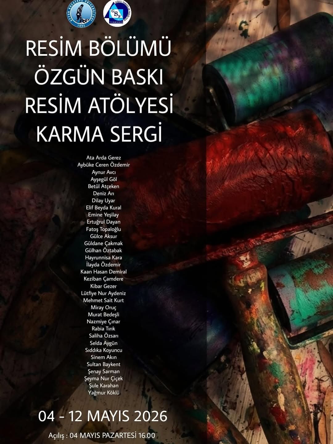 Afyon Kocatepe Üniversitesi Resim Bölümü Öğrenci Sergisi Bugün