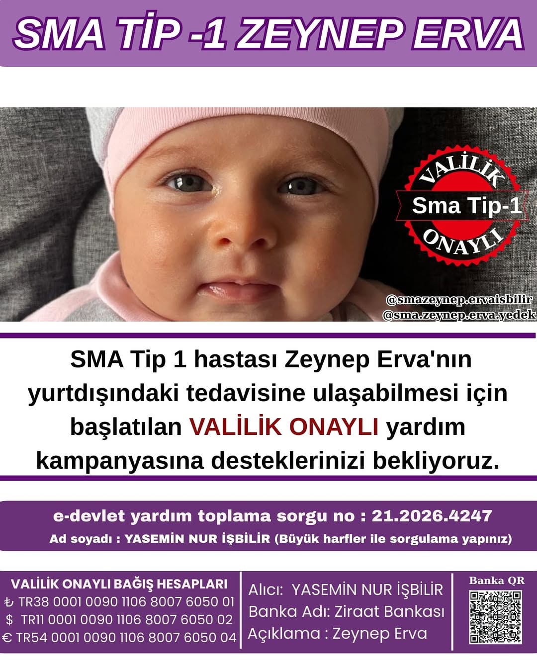 Afyonkarahisar Belediye Başkanı Burcu Köksal'dan Zeynep Erva İçin Yardım Kampanyası Çağrısı