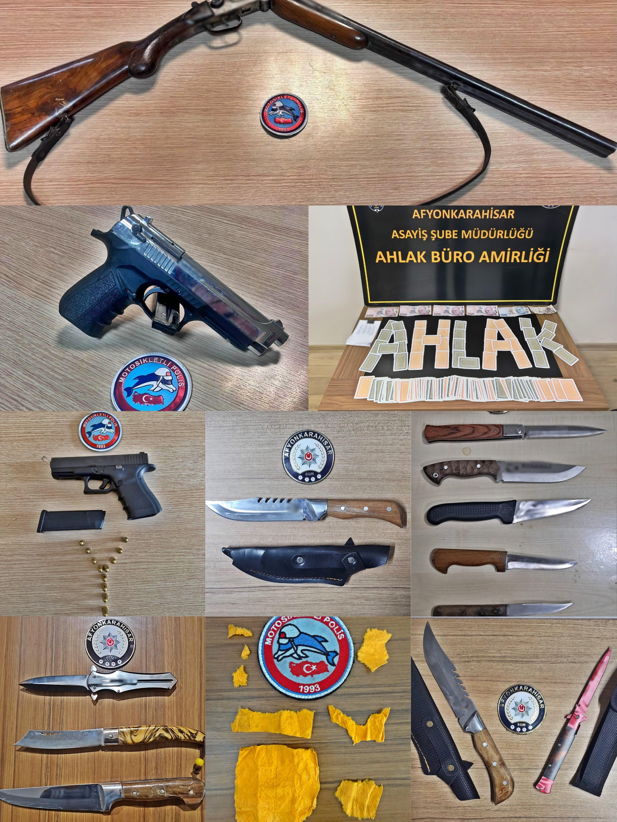 Afyonkarahisar'da Bir Haftada:23 Aranan Şahıs Yakalandı