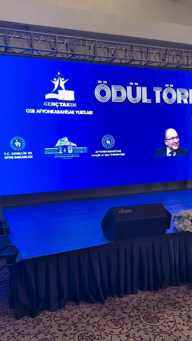 Afyonkarahisar Gençlik ve Spor İl Müdürlüğü Genç Takım Projesi Ödül Töreni Düzenledi