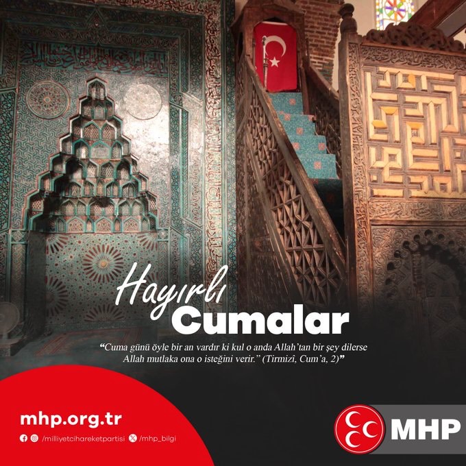 Afyonkarahisar Milletvekili Hayırlı Cumalar Mesajı Paylaştı