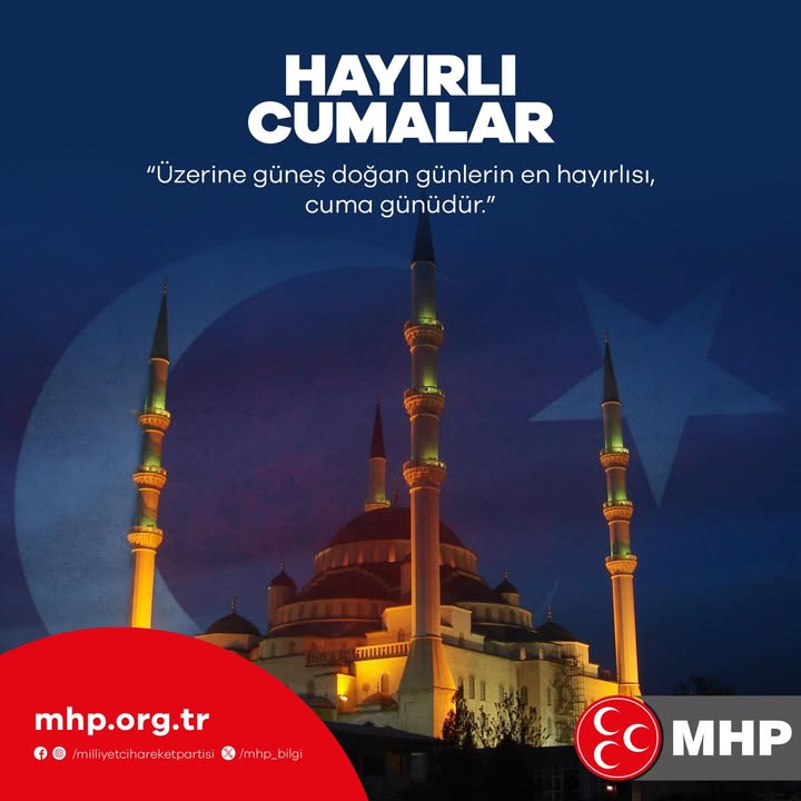 Afyonkarahisar Milletvekili Mübarek Cuma Günü İçin Dua ve Temenni Mesajı Paylaştı
