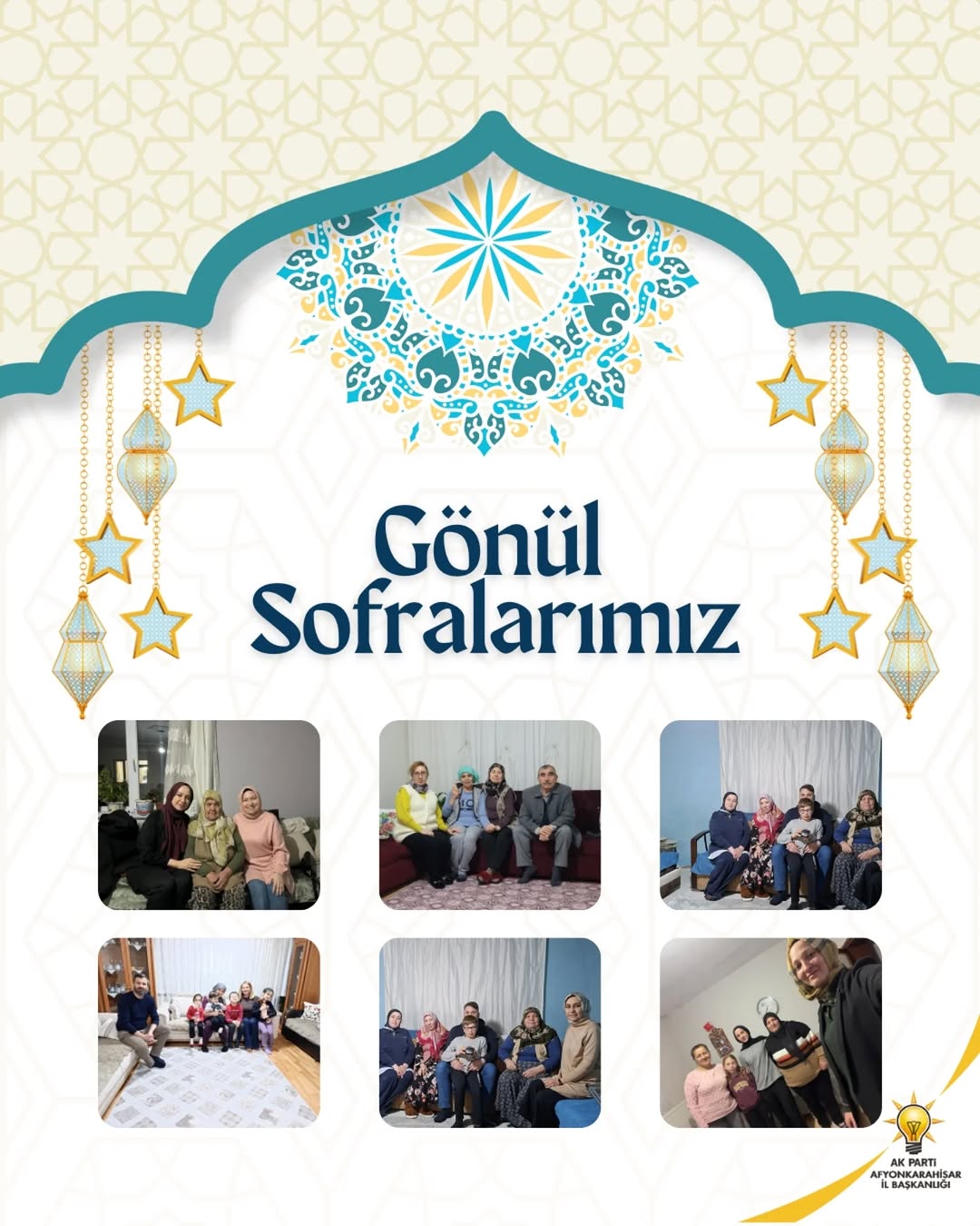 AK Parti Afyonkarahisar İl Başkanlığı'ndan Ramazan Mesajı: Gönül Sofralarında Birlik ve Beraberlik