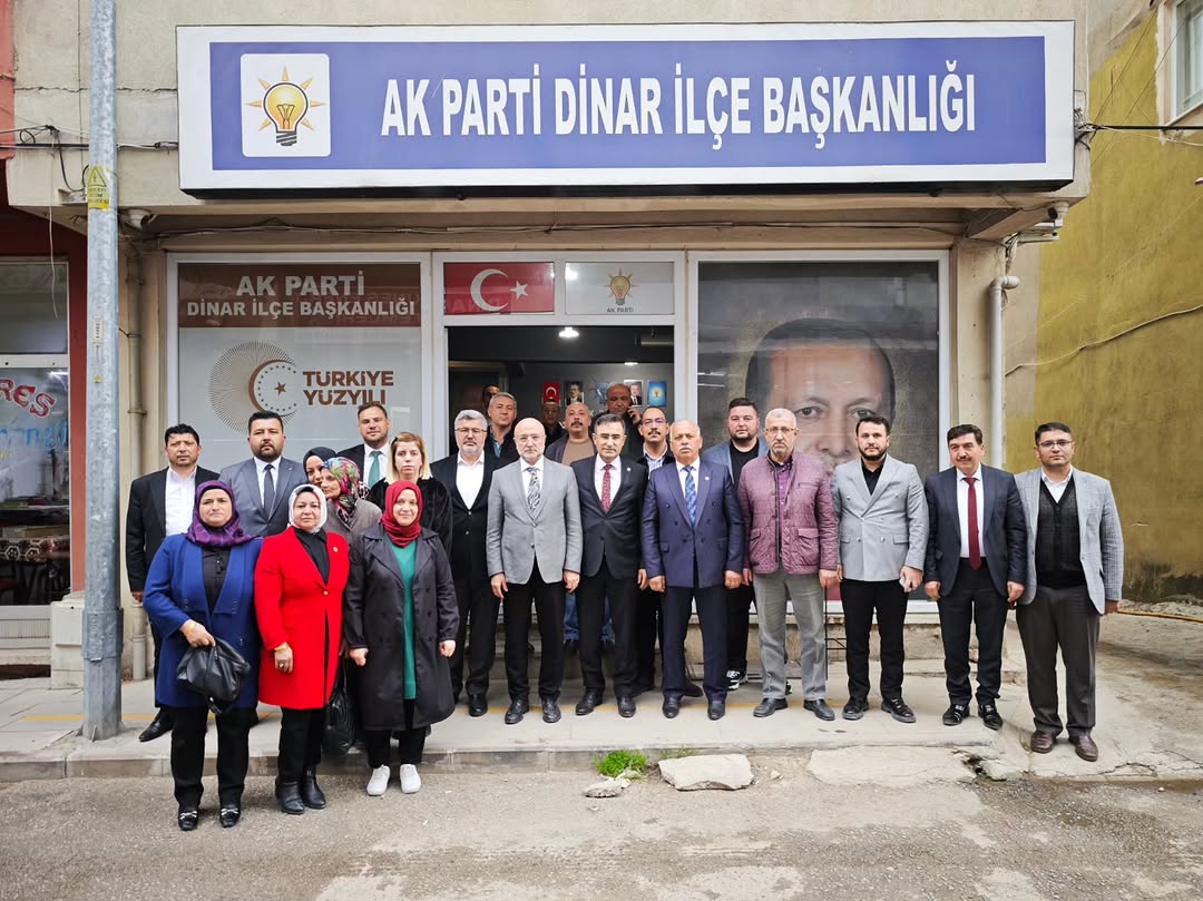 Ak Parti Afyonkarahisar Milletvekili Hasan Arslan, Dinar'da Teşkilatı Ziyaret Etti