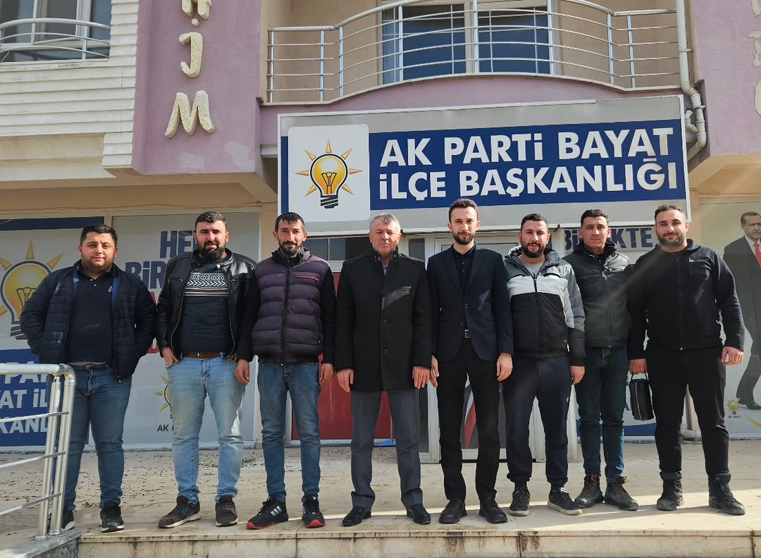 Ak Parti Bayat Ana Kademe İlçe Başkanı Ahmet Çoban Ziyaret Edildi