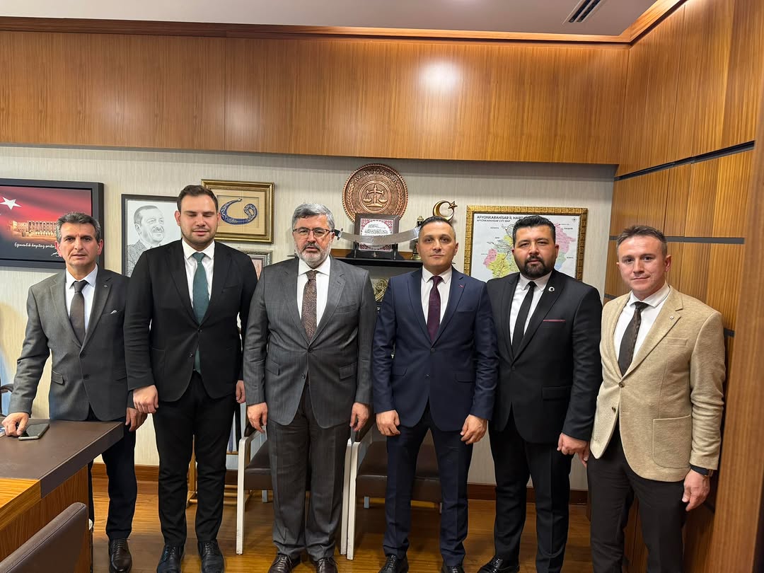 AK Parti Dinar İlçe Başkanı Hüseyin Demir ve Dinar Tarım Orman Müdürü Yavuz Karakuyu'nun Gazi Meclisi Ziyareti