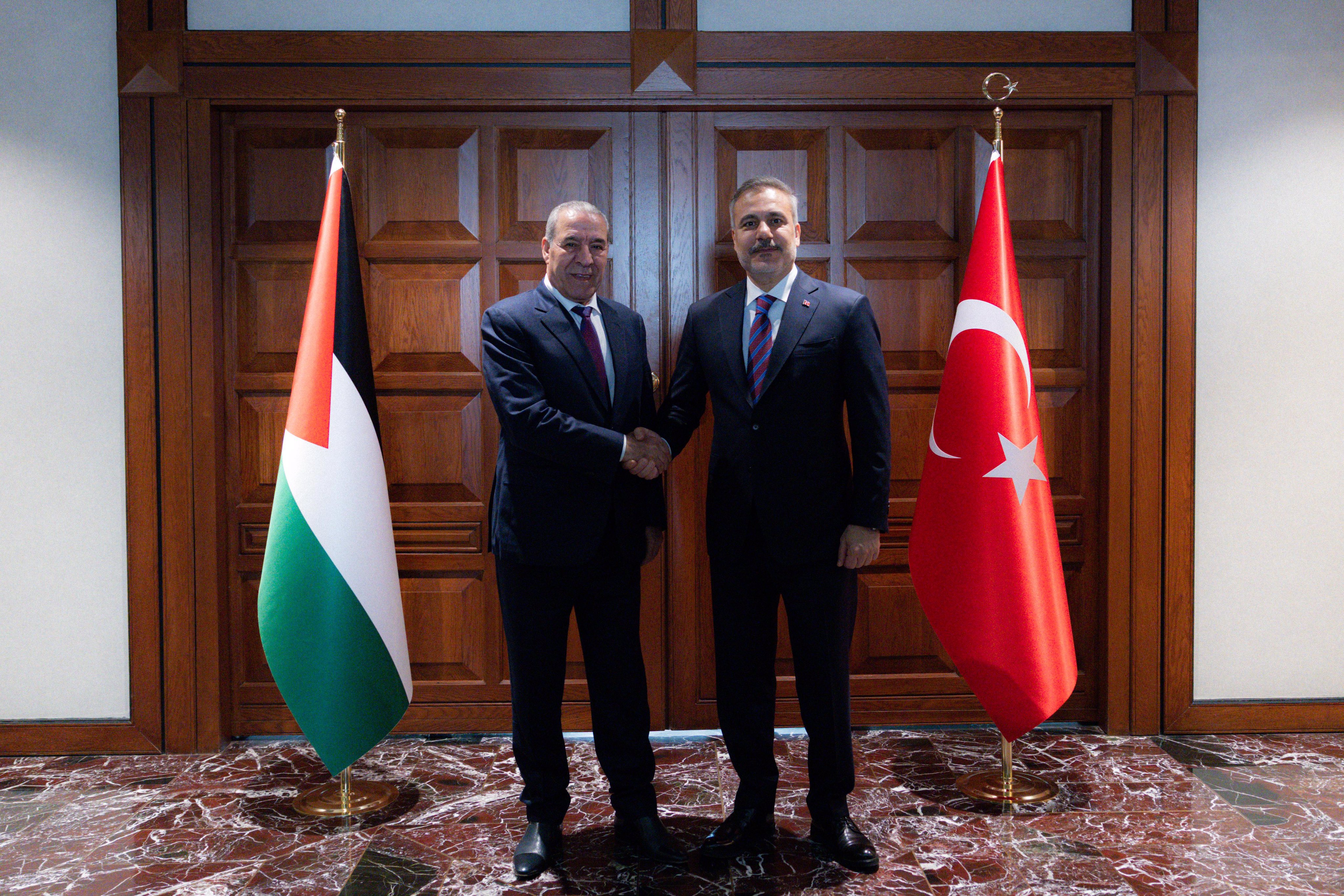 Bakan Fidan'dan Filistin Temasları