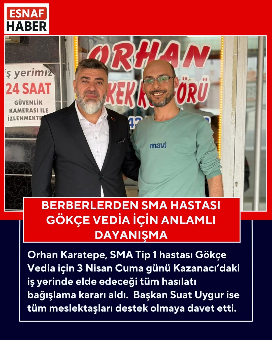Berberlerden SMA Hastası Gökçe Vedia İçin Anlamlı Dayanışma Örneği