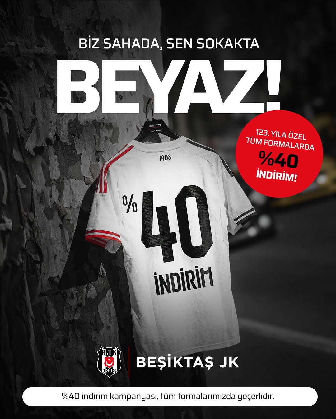 Beşiktaş, Galatasaray Maçı Öncesi Özel İndirimli Forma Kampanyası Başlattı
