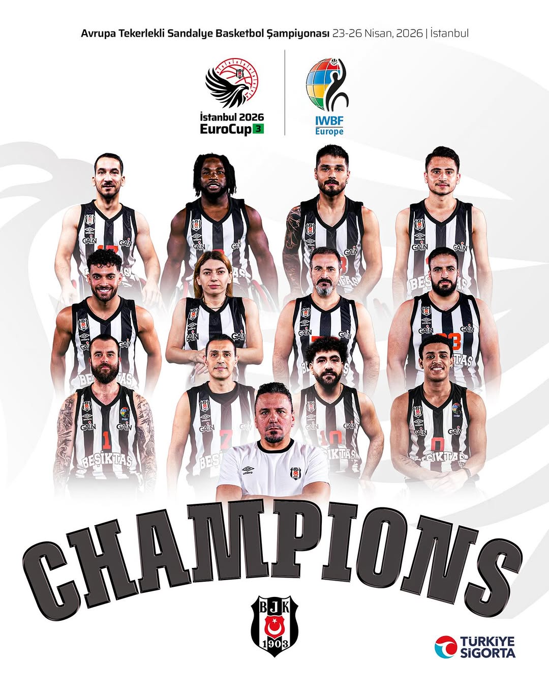 Beşiktaş, İstanbul 2026 EuroCup3 Şampiyonu Oldu