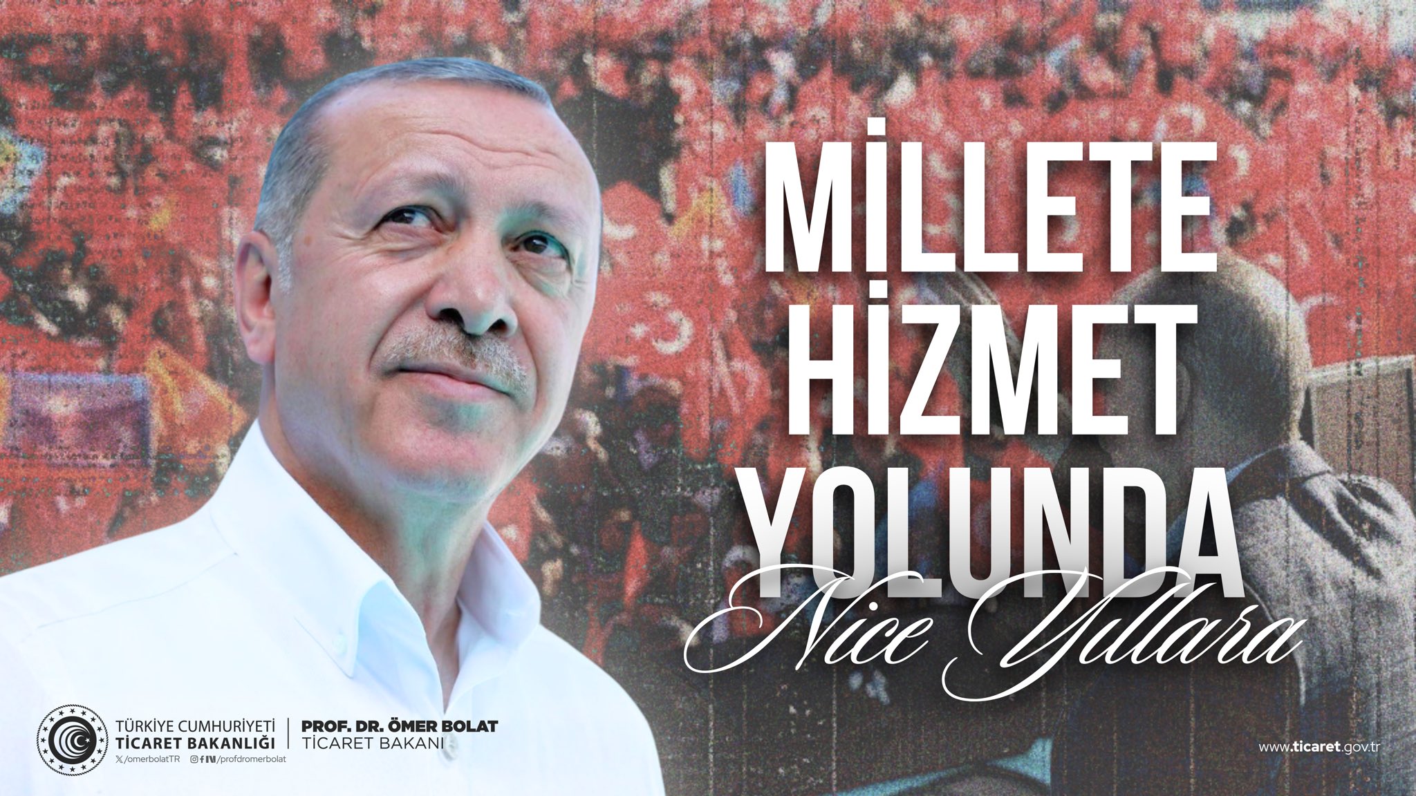 Cumhurbaşkanı Erdoğan'a Doğum Günü Mesajı
