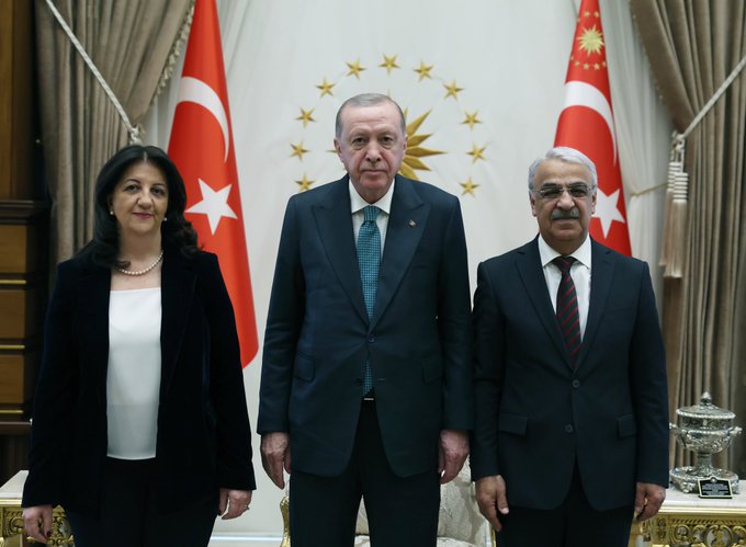 Cumhurbaşkanı Erdoğan, DEM Parti Heyetini Kabul Etti