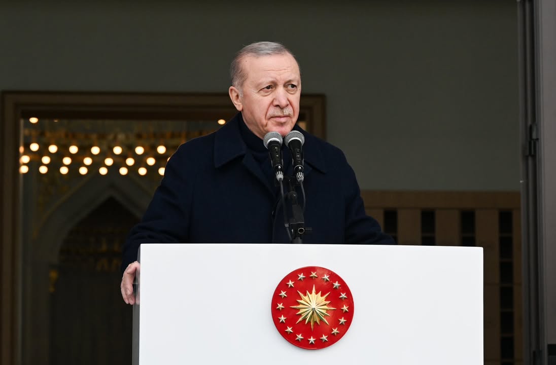 Cumhurbaşkanı Erdoğan'ın Hacı İbrahim Demir Camii Paylaşımı