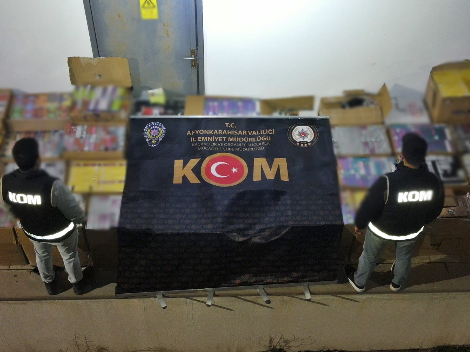 Değeri Yaklaşık 27 Milyon TL Olan Kaçak Sigara Ele Geçirildi