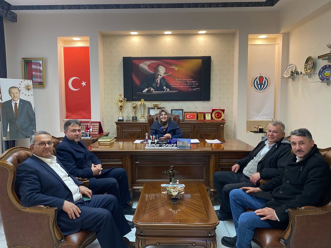 Döğer Belediye Başkanı ve İlçe Başkanı İhsaniye Belediye Başkanı Emine GÖKÇE'yi Ziyaret Etti