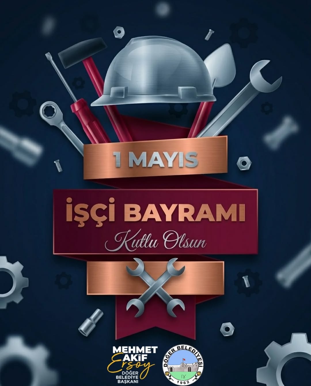Döğer Belediyesi'nden İşçilere Kazasız Belasız Bol Kazançlar Dileği