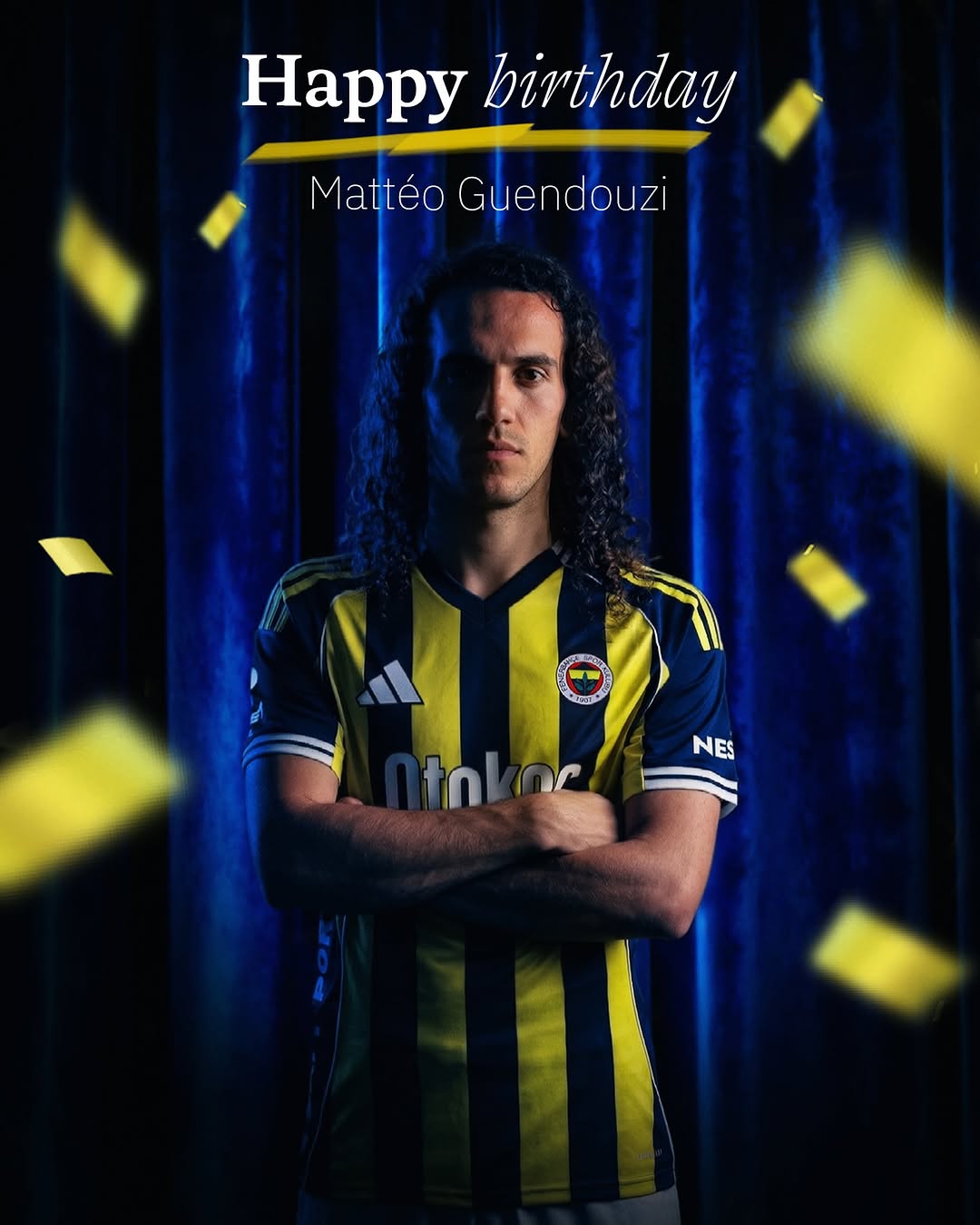 Fenerbahçe'den Mattéo Guendouzi'ye Doğum Günü Kutlaması