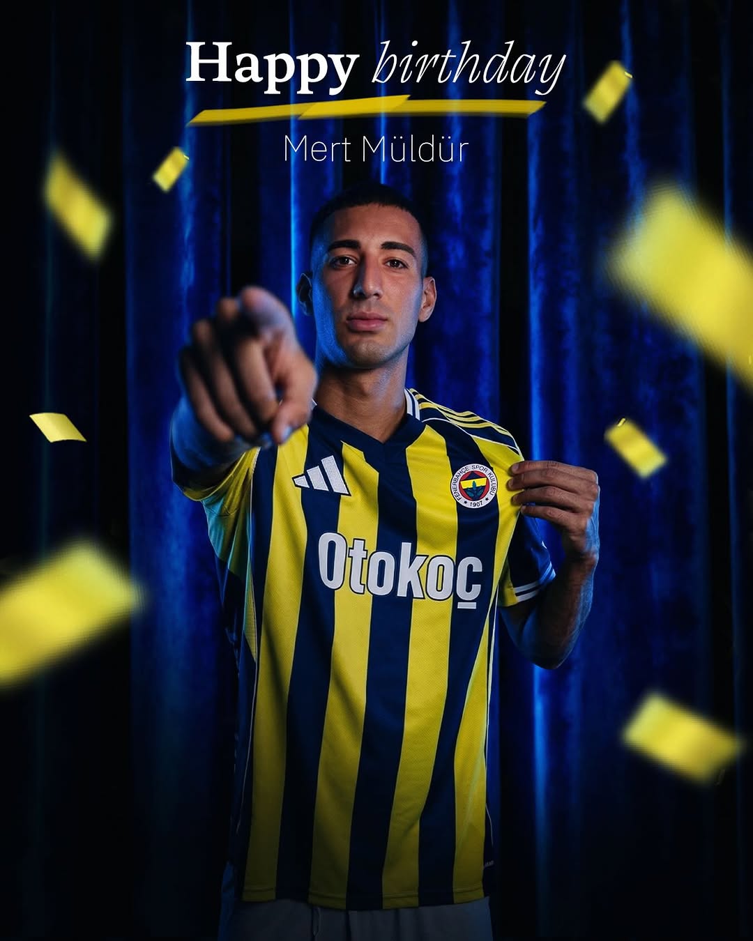 Fenerbahçe'den Mert Müldür'e Doğum Günü Kutlaması