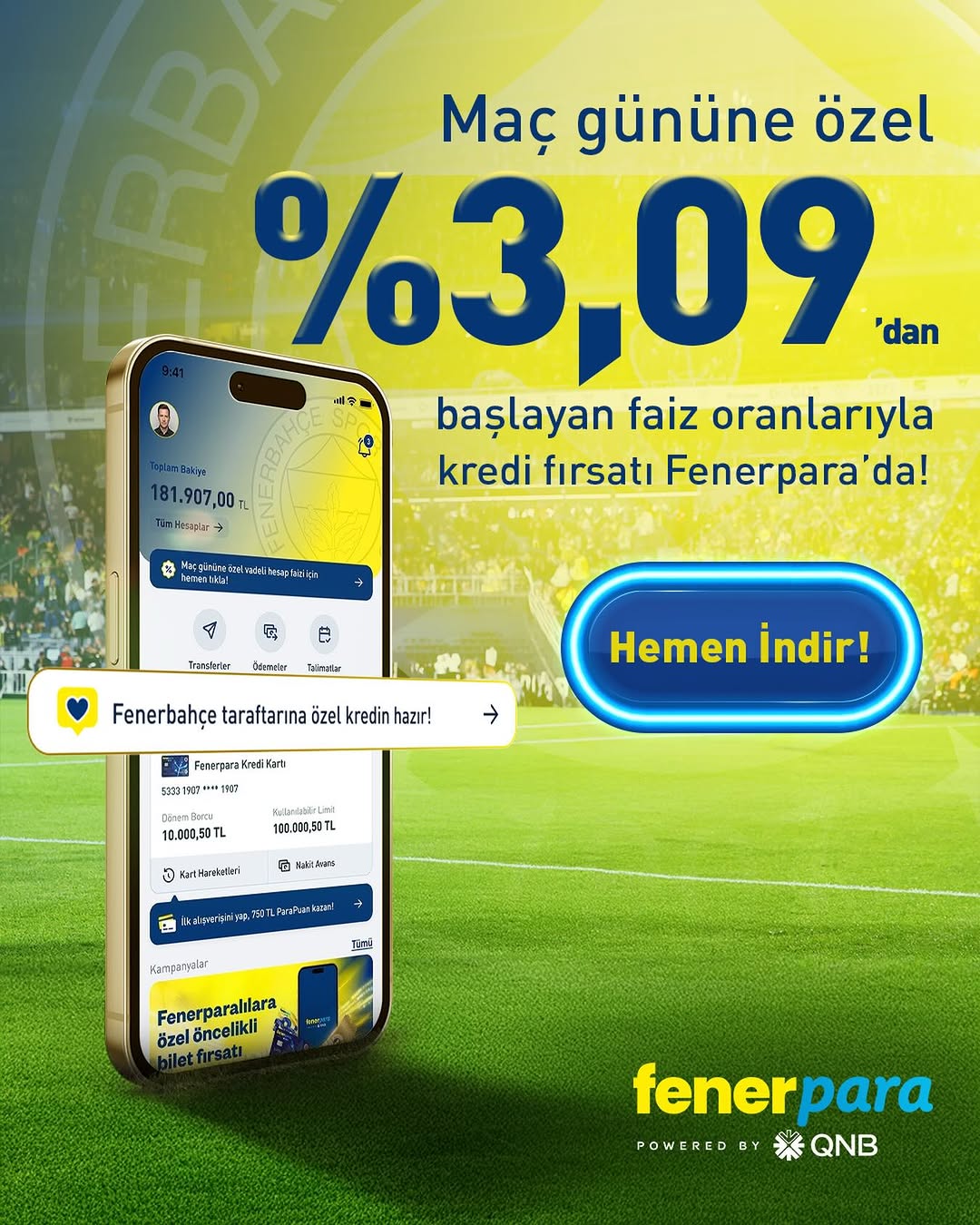 Fenerbahçe Finans Dünyasında Ayrıcalıklar Sunuyor!