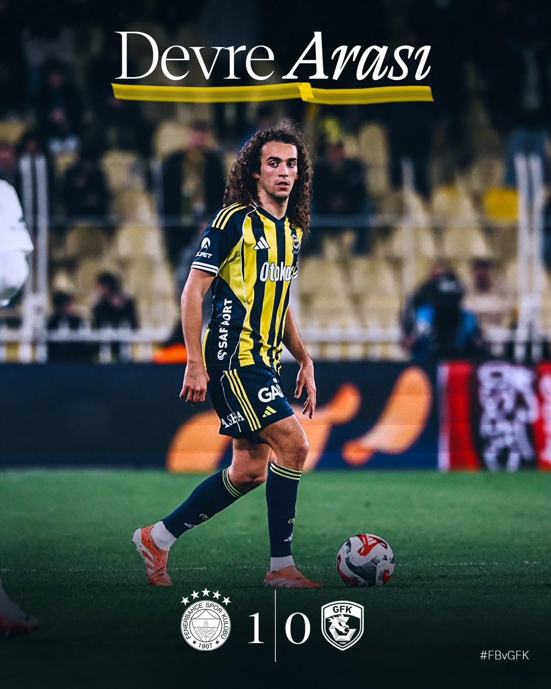 Fenerbahçe Gaziantep FK'yı Devirdi