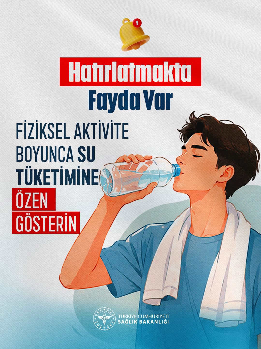 Fiziksel aktivite sırasında su tüketimi önerisi