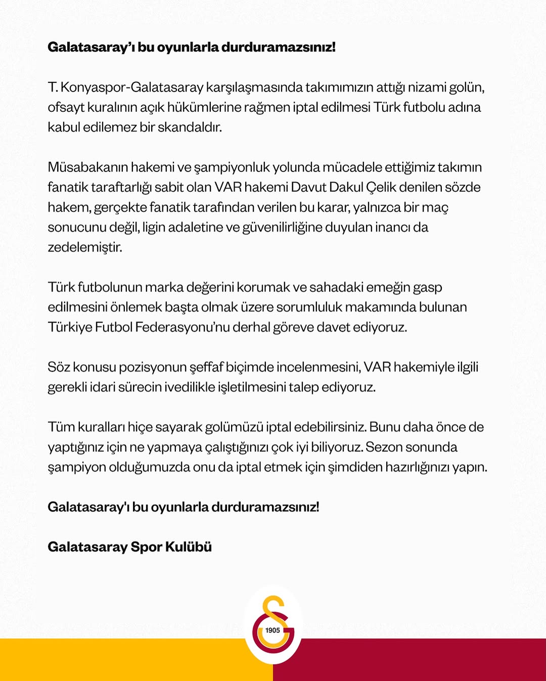 Galatasaray'ı Durduramazsınız: İşte Oyunlar!
