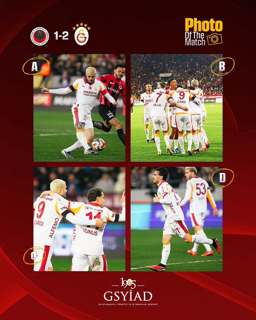 Galatasaray'ın En Güzel Karesi Seçildi