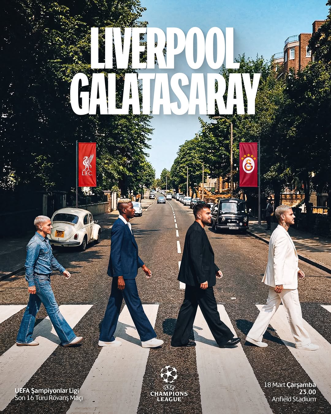 Galatasaray, UEFA Şampiyonlar Ligi'nde Liverpool ile Rövanş Maçına Çıkıyor