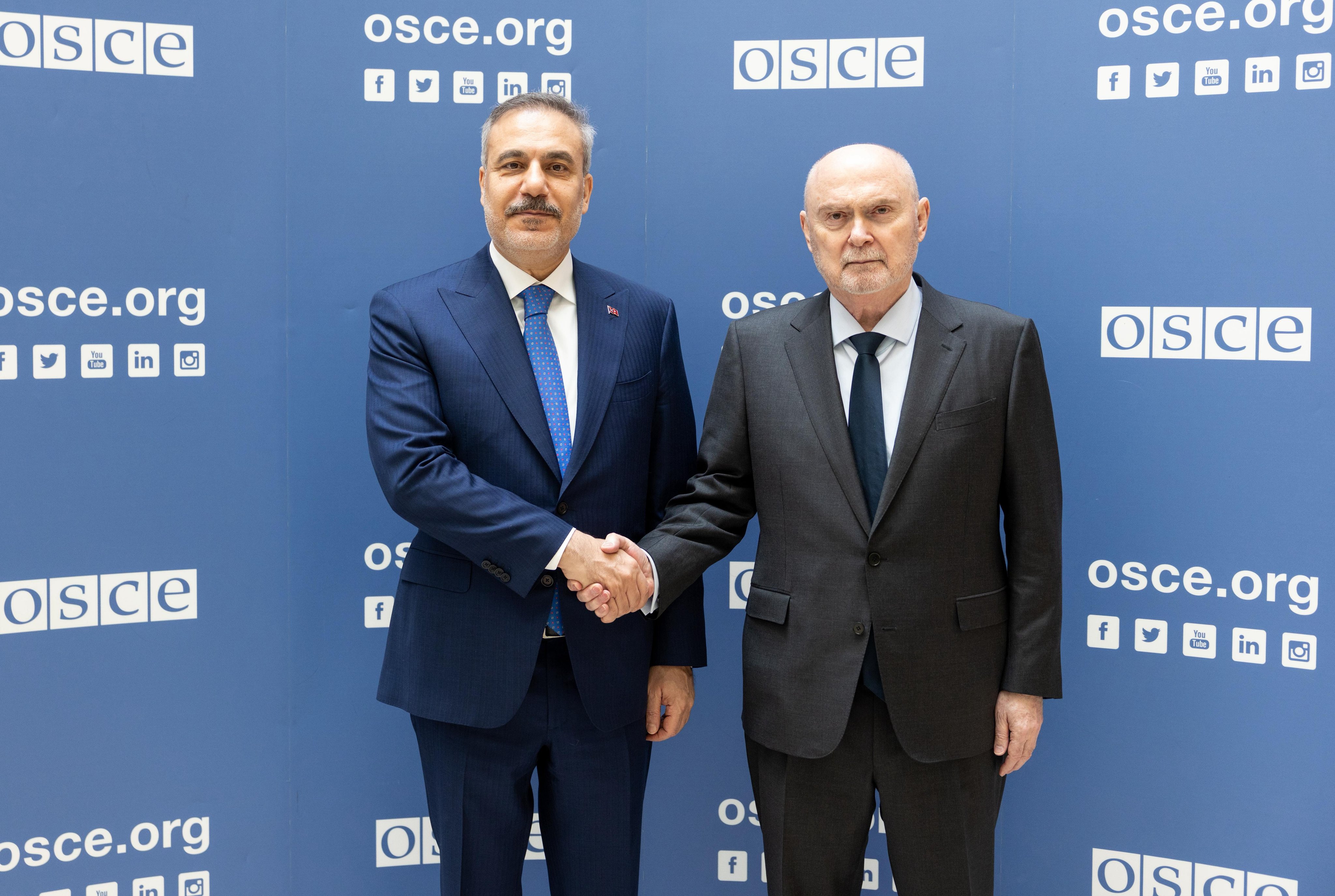Hakan Fidan, Viyana'da OSCE Genel Sekreteri ile bir araya geldi