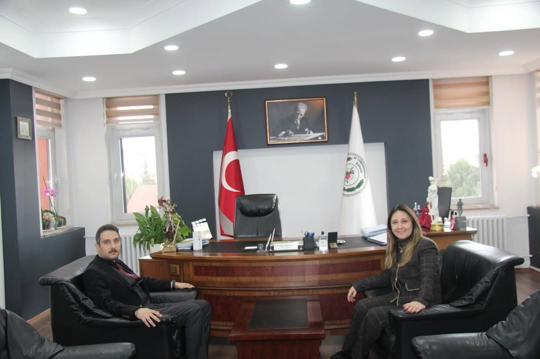 İdare Mahkemesi Başkanı İslam KAYA Baro Başkanı Av.M. İpek YILMAZ GÖKTÜRK'ü Ziyaret Etti