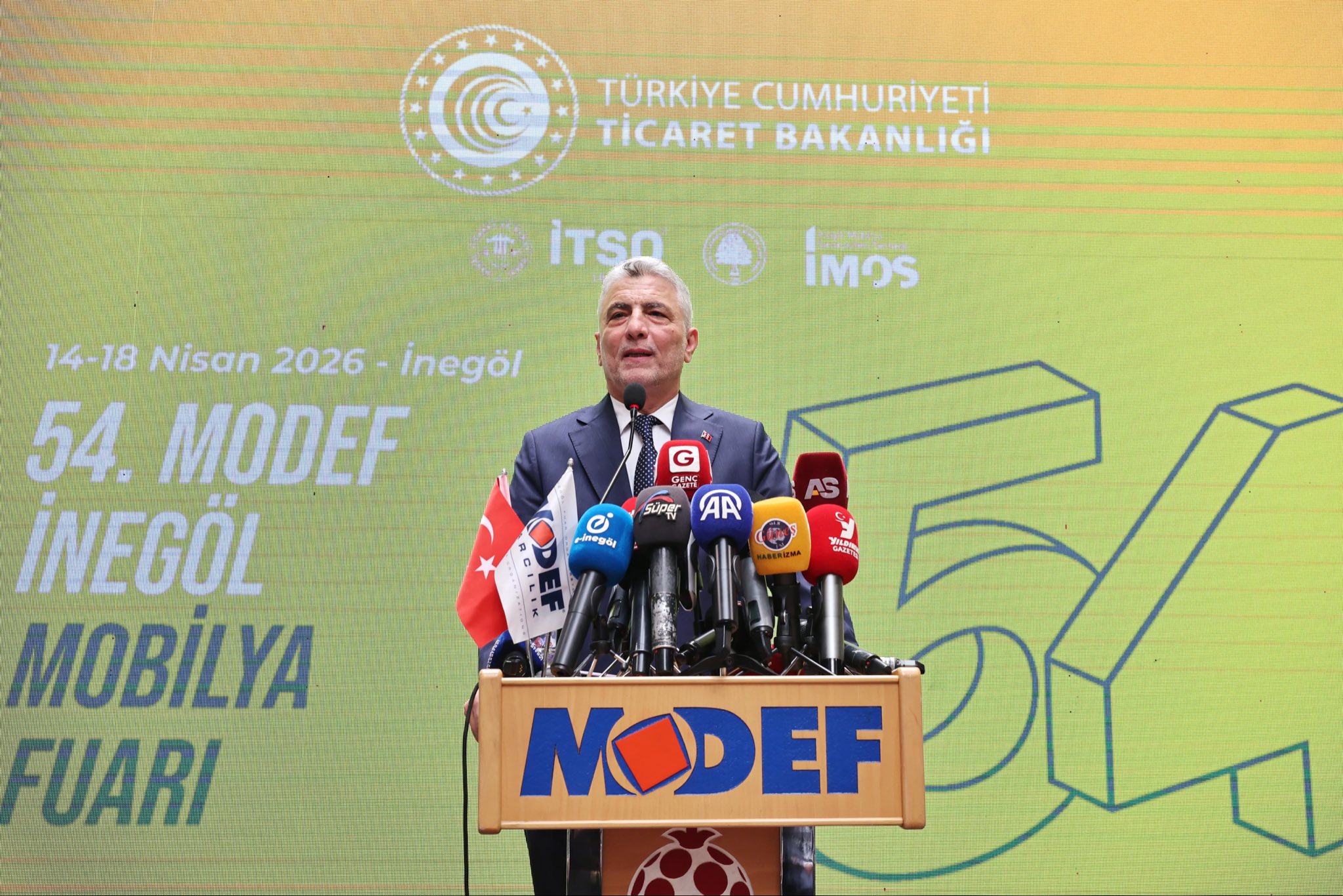 İnegöl Mobilya Fuarı'nda Sektör Temsilcileri Buluştu