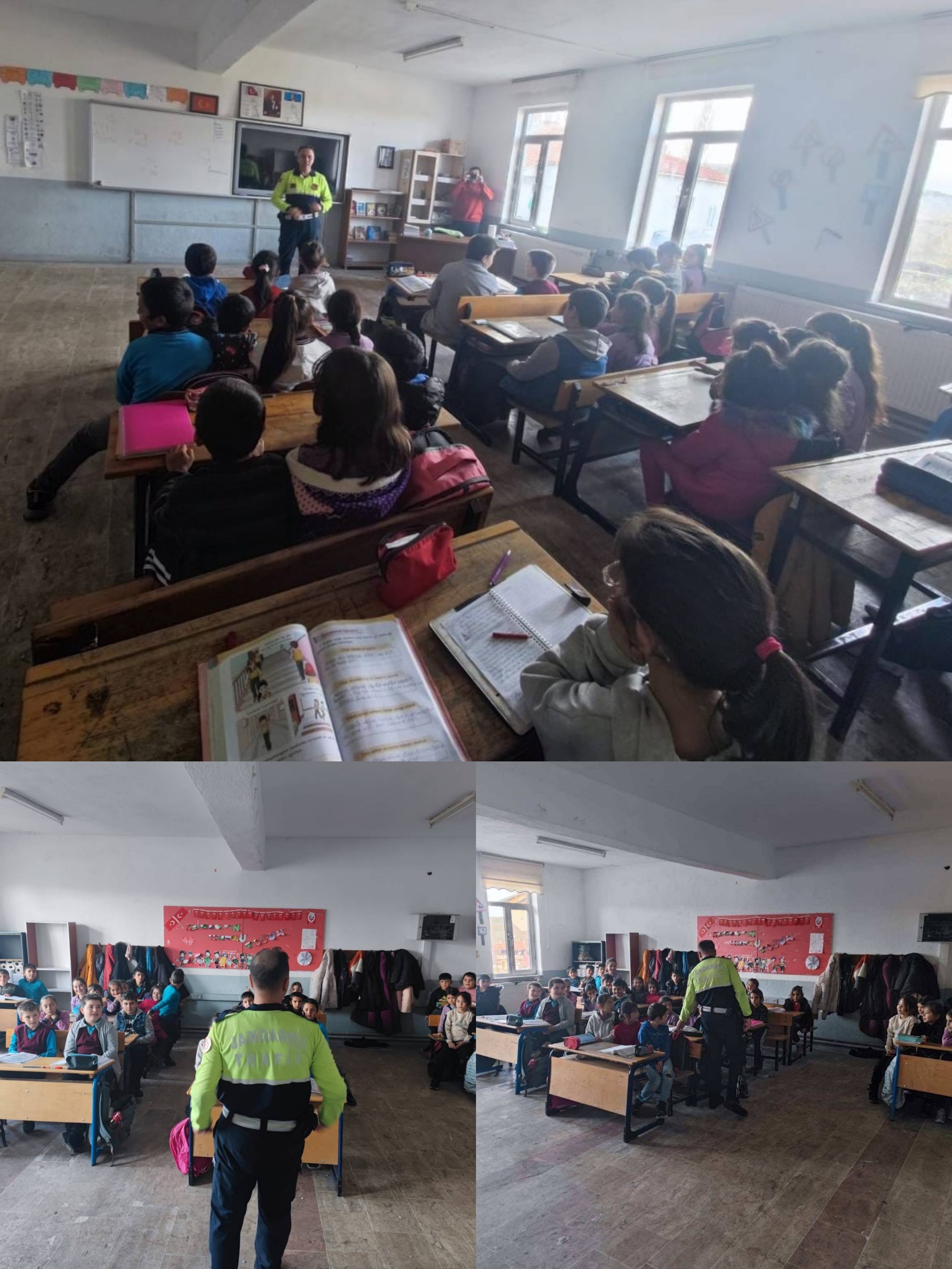 İscehisar’da Jandarmadan Öğrencilere Trafik Kuralları Eğitimi