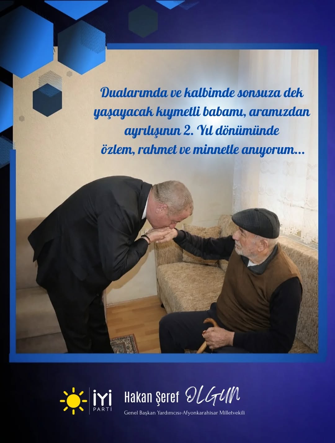 İyi Parti Milletvekili Hakan Şeref Olgun'dan Anlamlı Paylaşım