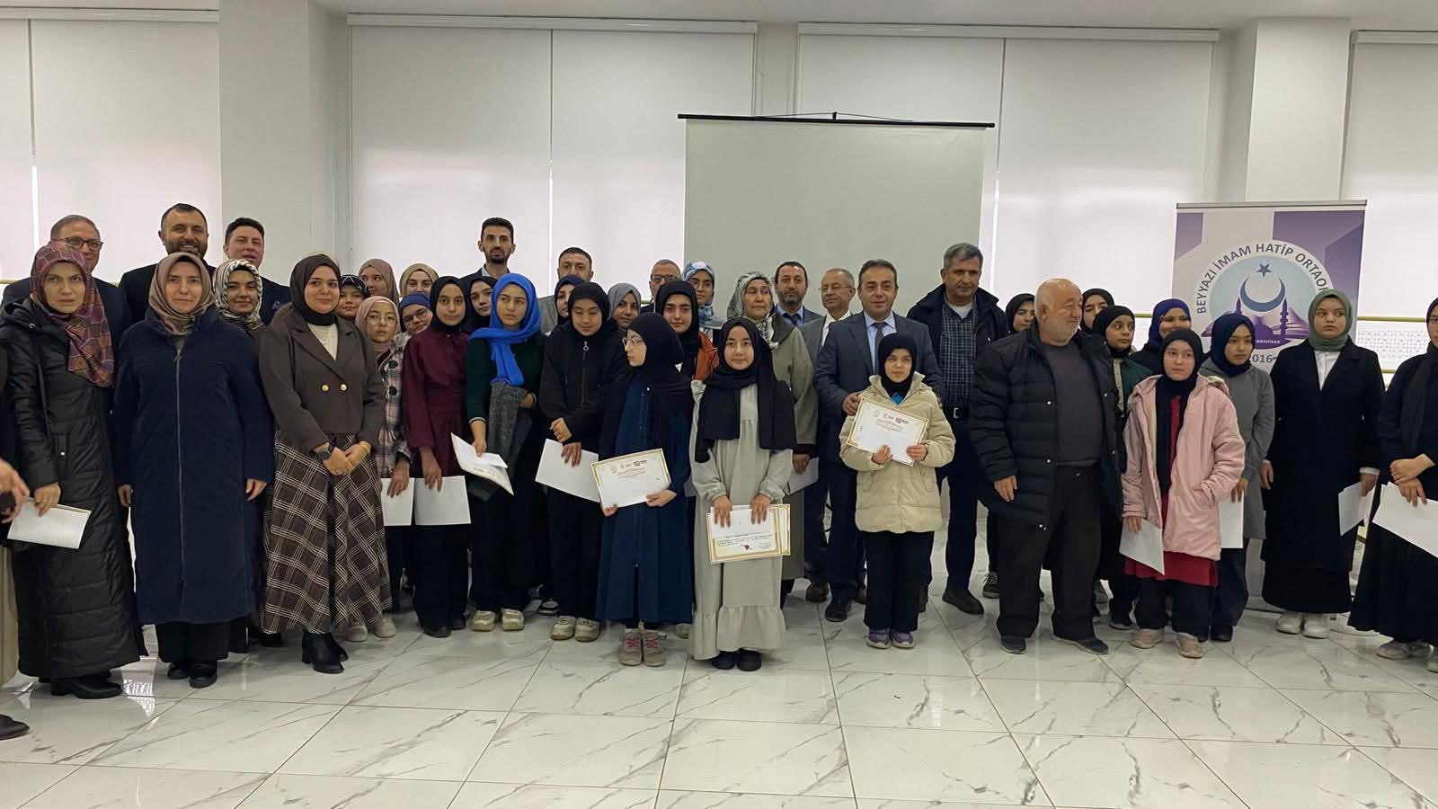 Kız Öğrenciler Arası Kur’an-ı Kerim’i Güzel Okuma Yarışması 1. Bölge Finali Gerçekleştirildi