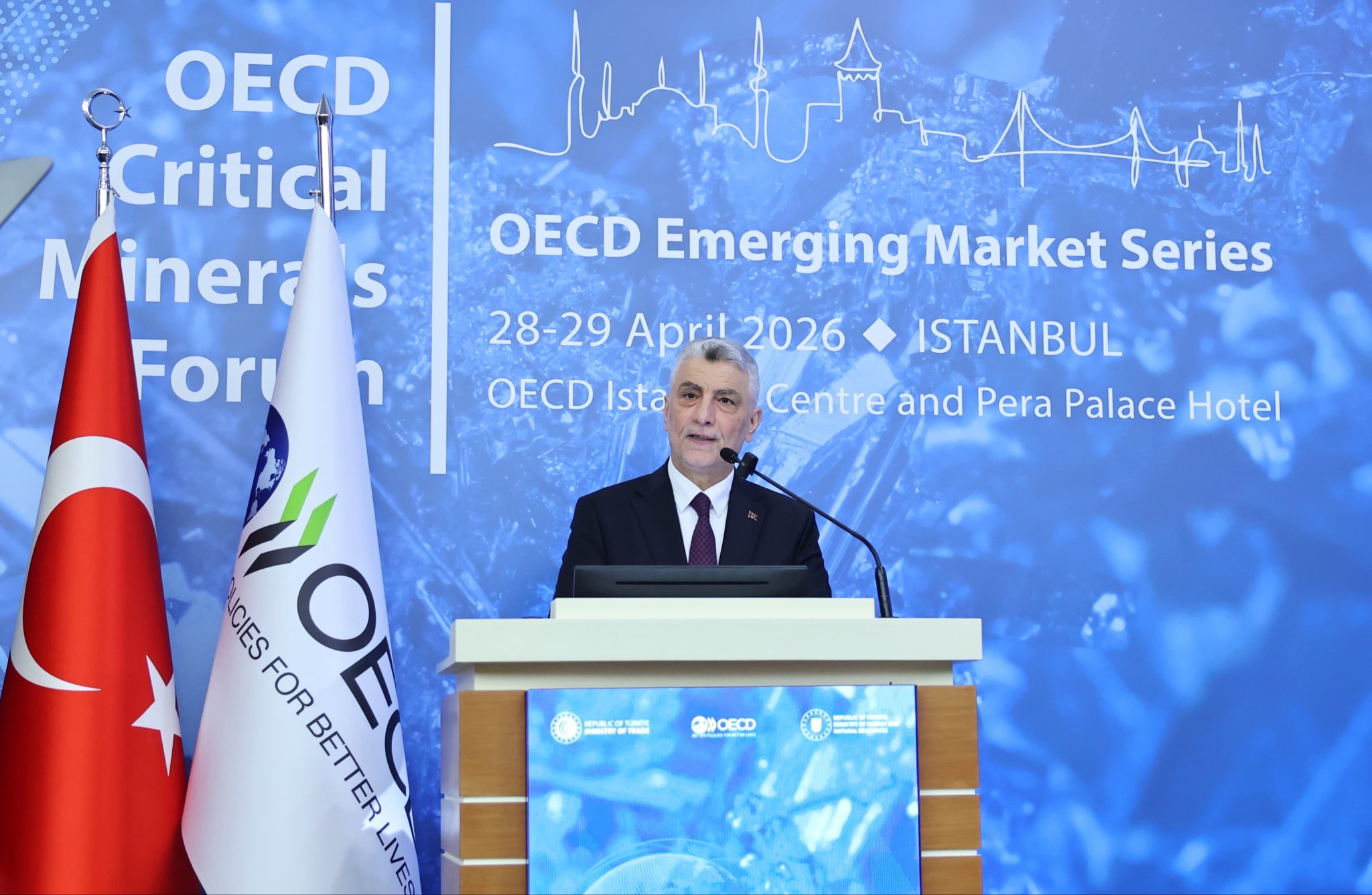 Kritik Mineraller Forumu OECD İstanbul'da Açıldı