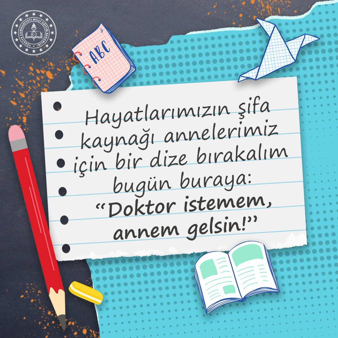 Maarif ailesine iyi dilekler iletildi