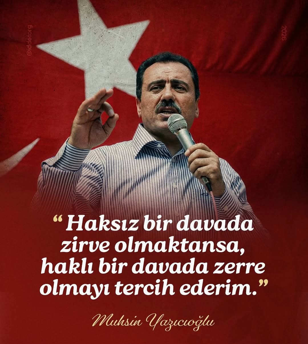 Muhsin Yazıcıoğlu'nu Anma Mesajı: 'Haklı Bir Davada Zerre Olmayı Tercih Ederim'