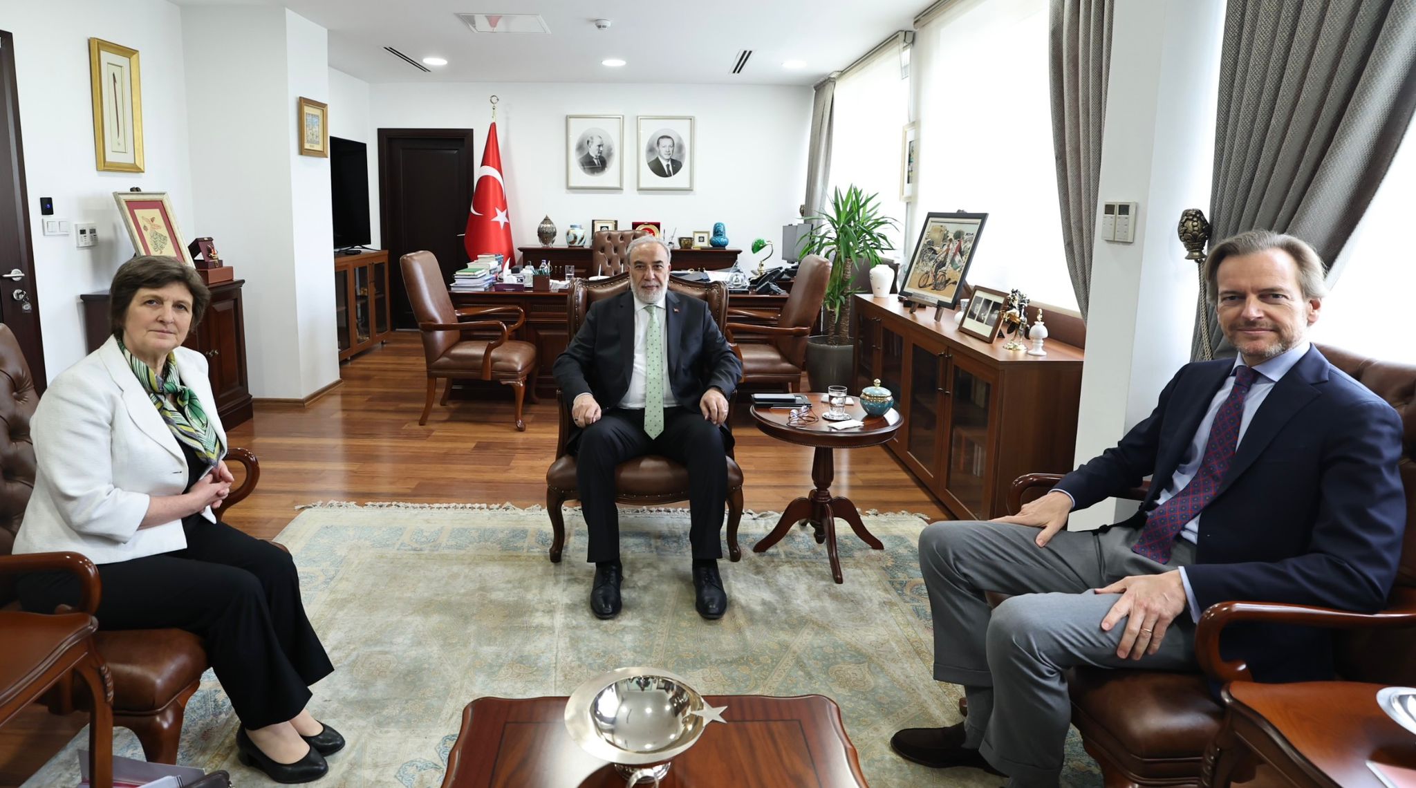 Musa Kulaklıkaya, Belçika Dışişleri Yetkilisi ile Görüştü