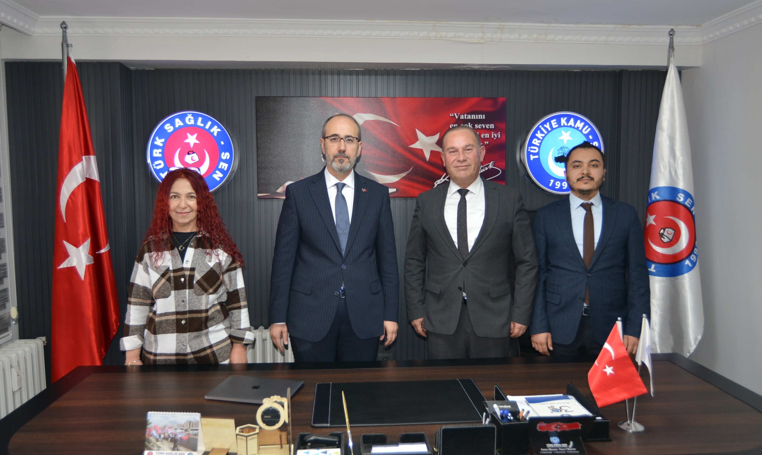 Sağlık Müdürü Öztürk’ten Sendikaya Ziyaret