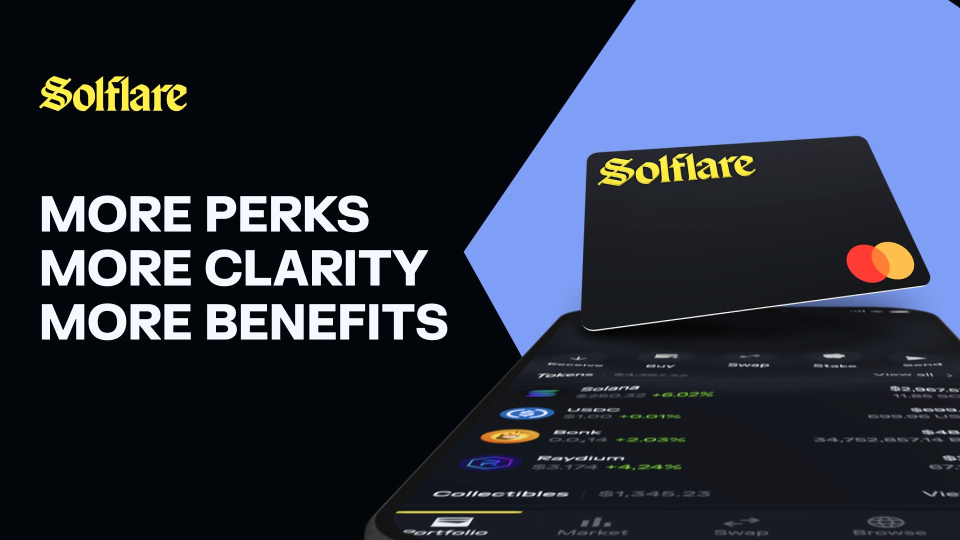 Solflare Kart'ta Yenilikler
