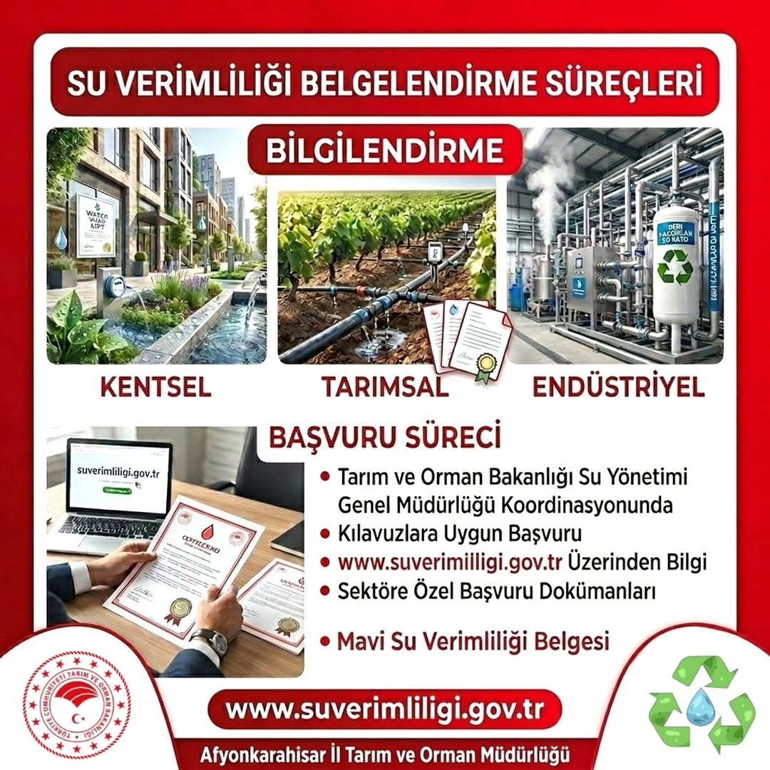 Su Verimliliği Belgelendirme Süreci Hakkında Bilgilendirme