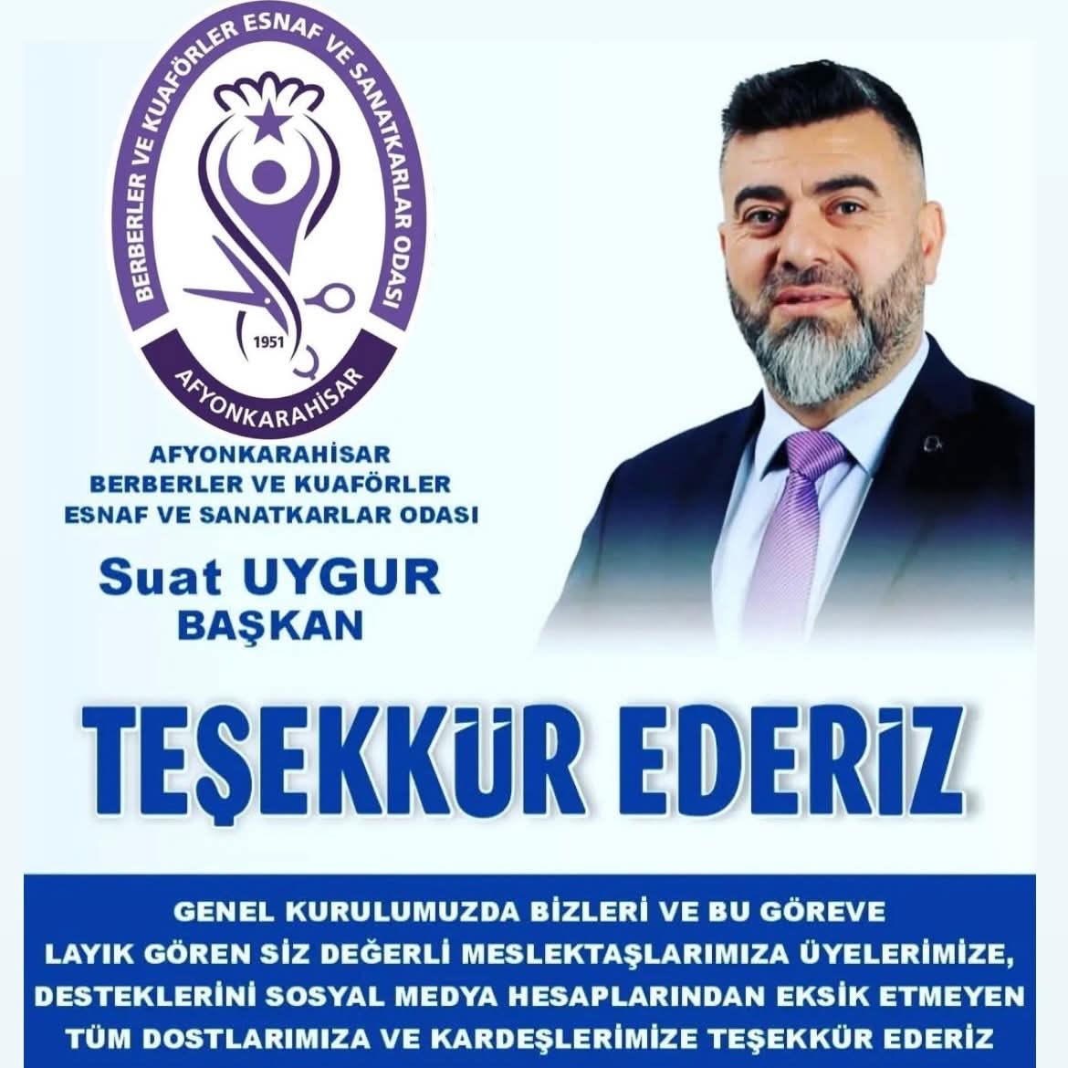 Suat Uygur Yeniden Başkan Seçildi