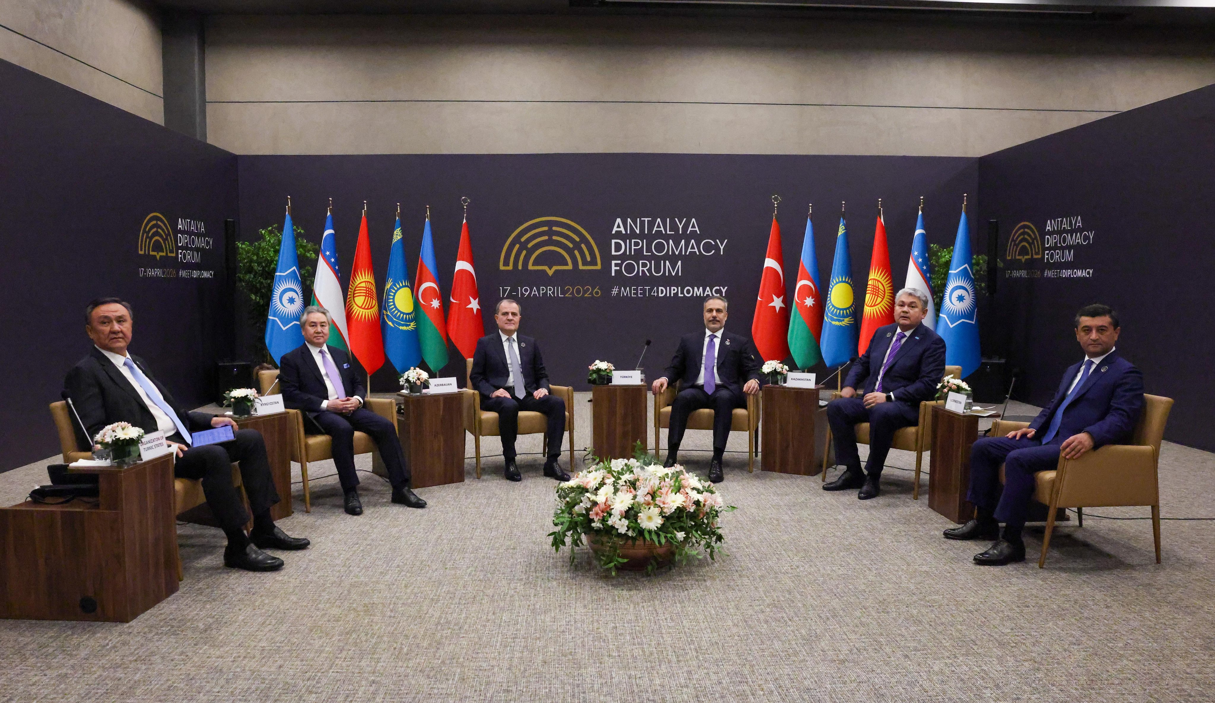 Türk Konseyi Dışişleri Bakanları Toplantısı Antalya'da Yapıldı